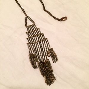 Anthropologie tassel Pendant Necklace